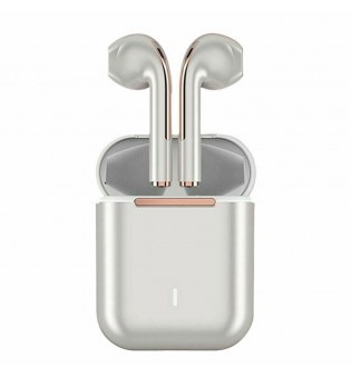 Bluetooth Earbuds for iPhone/Samsung Android Wireless Earphone Noise Cancelling (Gold)