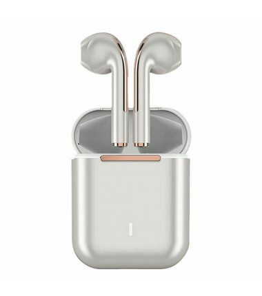 Bluetooth Earbuds for iPhone/Samsung Android Wireless Earphone Noise Cancelling (Gold)