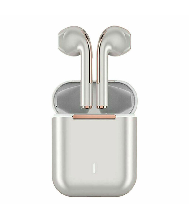 Bluetooth Earbuds for iPhone/Samsung Android Wireless Earphone Noise Cancelling (Gold)