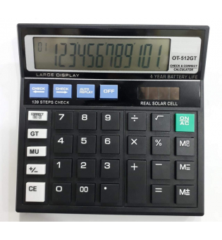 Calculator for Office and Home Work Check And Correct 12 Digits Display