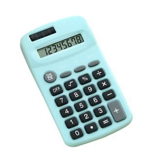 Cute Mini Calculator 8 Digit Display Solar Battery Calculator