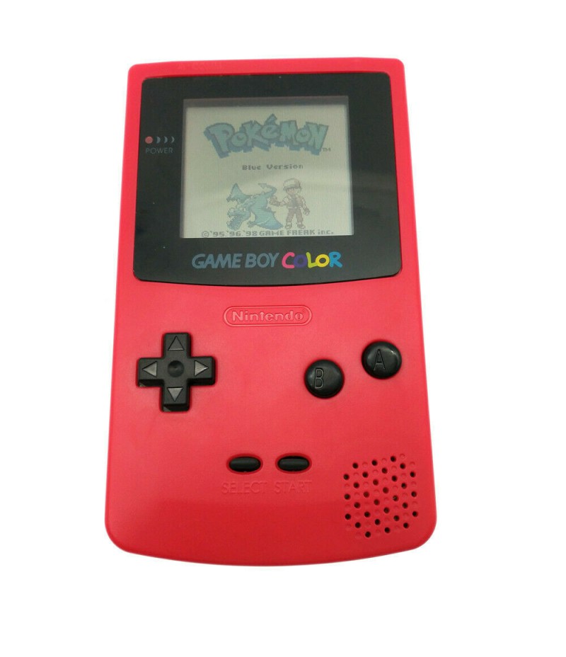 Red Nintendo Game Boy + Game Card