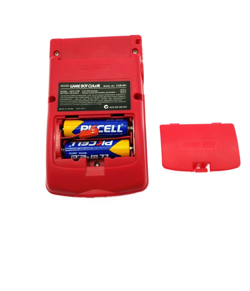 Red Nintendo Game Boy + Game Card