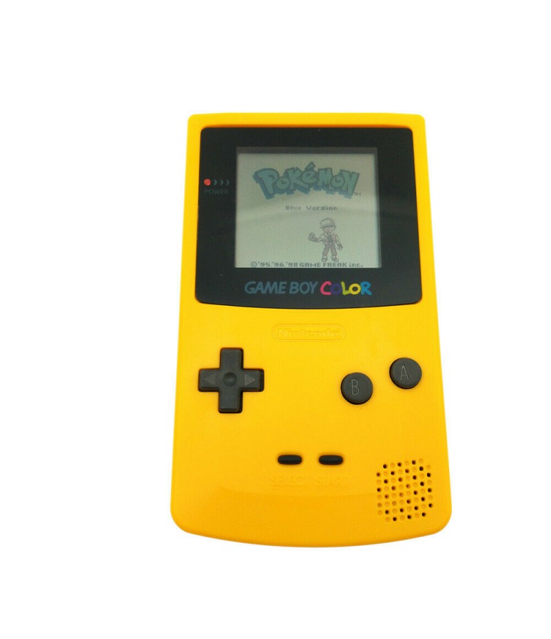 Yellow Nintendo Game Boy + Game Card
