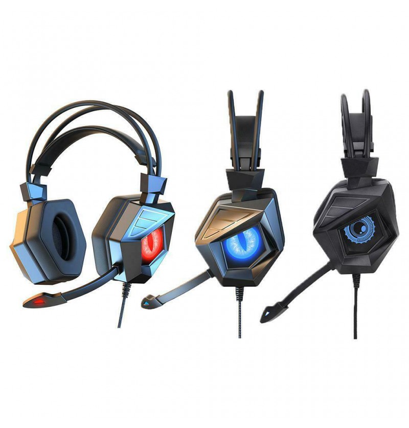 Wired Gaming Headset Breathing Lamp with Mic Soft Earmuffs HiFi for E-Sports Wired Gaming Headset Breathing Lamp with Mic Soft Earmuffs HiFi for E-Sports