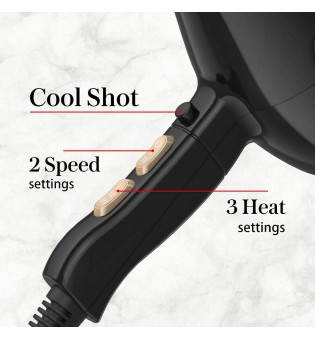 Professional Blow Dryer Hair Dryer Fast Drying Negative Ions 2100W Hair Salon