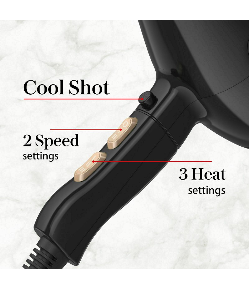 Professional Blow Dryer Hair Dryer Fast Drying Negative Ions 2100W Hair Salon