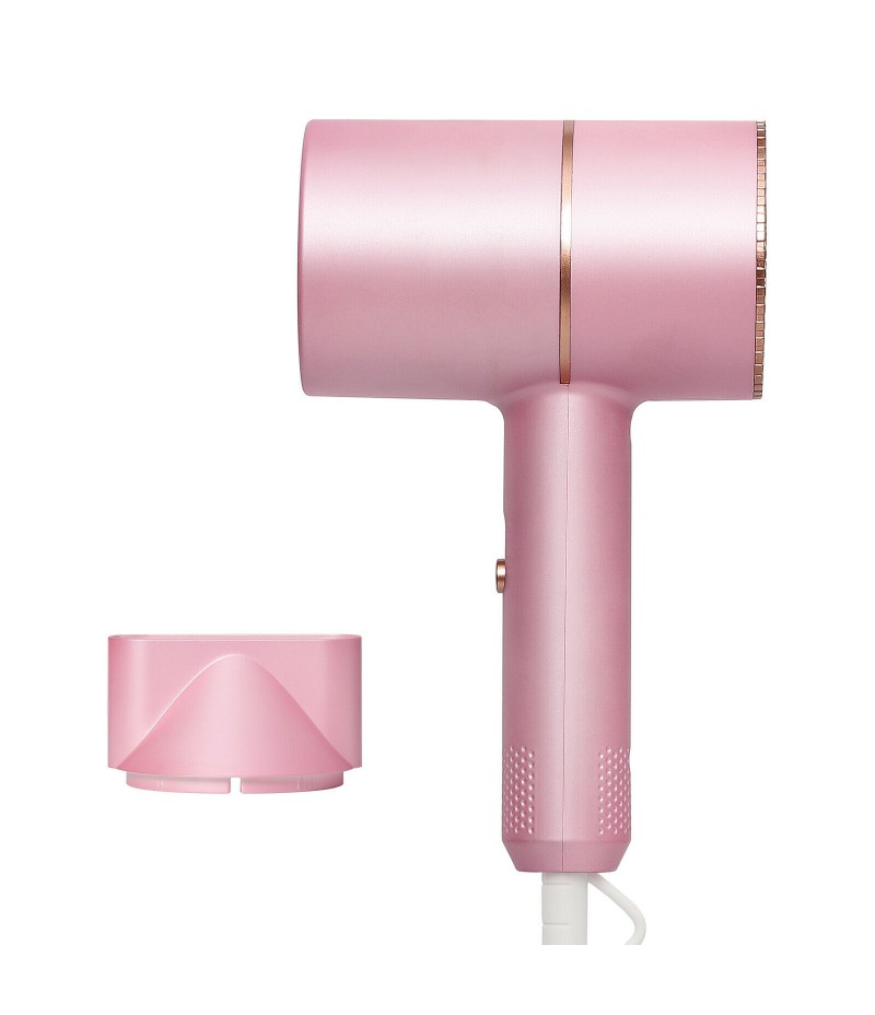 1000W Hair Dryer Portable Lightweight Blow Dryer 2 Heat Setting Dorm Home Use (Pink)