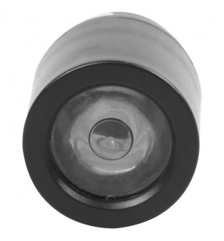 Black Plastic White Light Press Button USB LED Lamp Torch