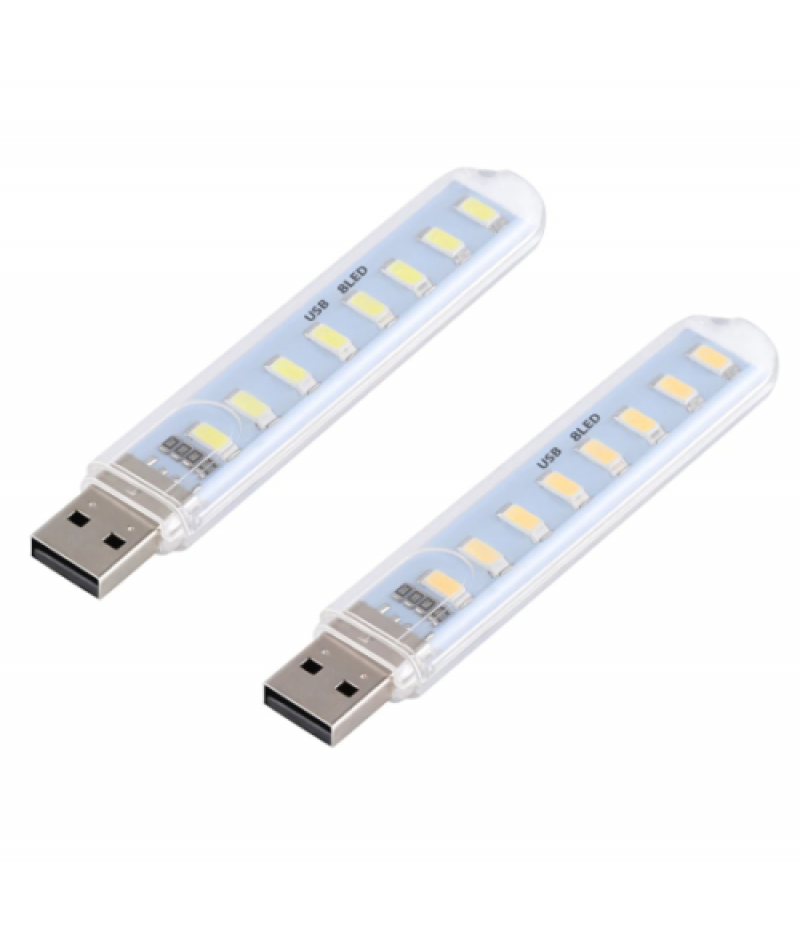 USB LED Book Lamp Light Mini Portable DC5V Ultra Bright For Power Bank PC Laptop