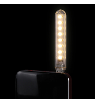 USB LED Book Lamp Light Mini Portable DC5V Ultra Bright For Power Bank PC Laptop