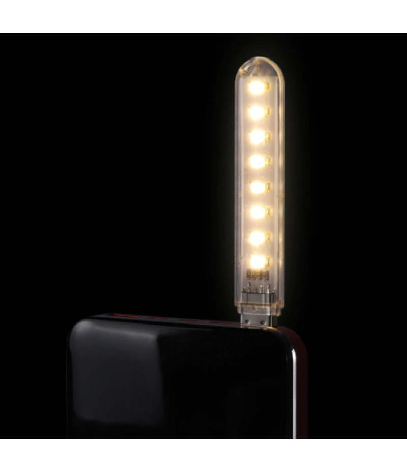 USB LED Book Lamp Light Mini Portable DC5V Ultra Bright For Power Bank PC Laptop