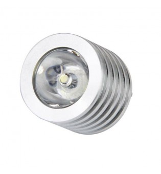 Aluminum 3W USB LED Lamp Socket Spotlight Flashlight White Light