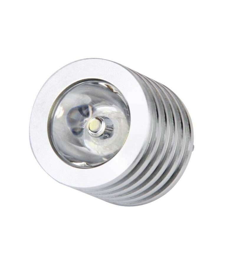 Aluminum 3W USB LED Lamp Socket Spotlight Flashlight White Light
