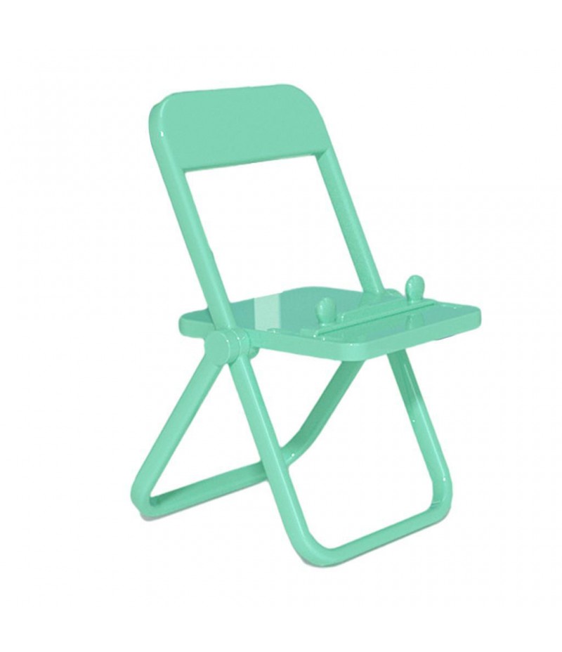 Mini Chair Phone Holder Decorative Universal Novelty Foldable for Desktop