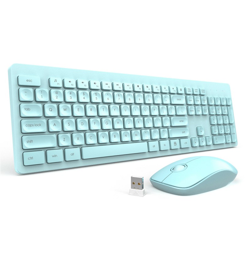 Wireless Keyboard and Mouse Combo (Blue) Wireless Keyboard and Mouse Combo (Blue)