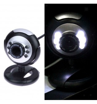 USB Webcam 10X Clip-on Web Camera for PC Laptop Conference Plug and Play