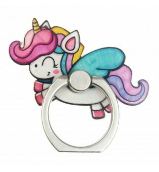 Rainbow Unicorn Mobile Phone Stand Holder 360 Finger Ring Smartphone Holder New