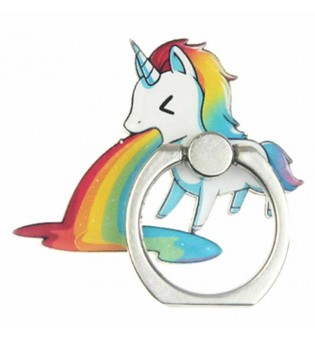 Rainbow Unicorn Mobile Phone Stand Holder 360 Finger Ring Smartphone Holder New Rainbow Unicorn Mobile Phone Stand Holder 360 Finger Ring Smartphone Holder New
