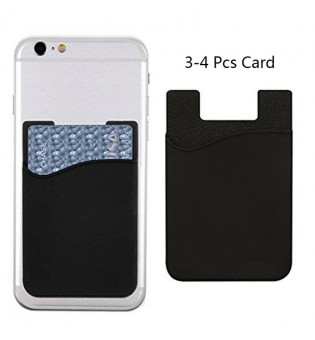 Silicone Mobile Phone Wallet Credit Card Cash Holder Case Sticky Silicone Mobile Phone Wallet Credit Card Cash Holder Case Sticky