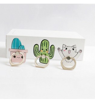 Cute Cartoon Finger Grip Ring Stick Mount Stand Holder For Mobile Phone Tablet Cute Cartoon Finger Grip Ring Stick Mount Stand Holder For Mobile Phone Tablet