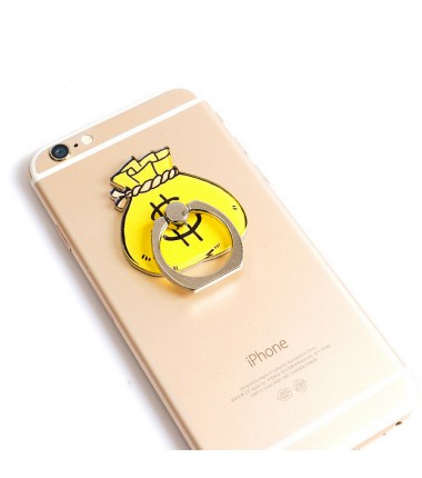Cute Cartoon Finger Grip Ring Stick Mount Stand Holder For Mobile Phone Tablet
