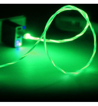 3A 5ft Fast Charging Led Light Up Cable Flowing USB-C Charging Cord Type C Phone