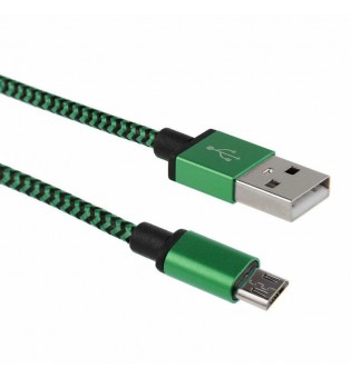 3/6/10ft Aluminum Braided Micro USB Data Sync Phone Charger Cable For Android