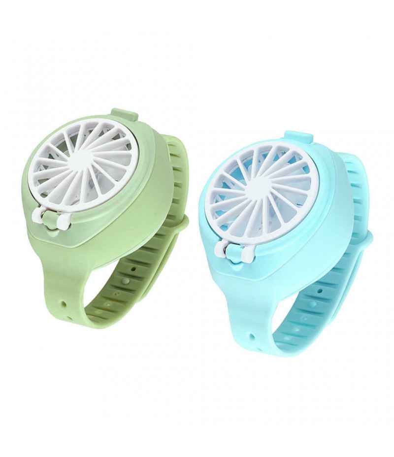 Portable Mini Fan Watch USB Kids Personal Wrist Fan for Air Cooling