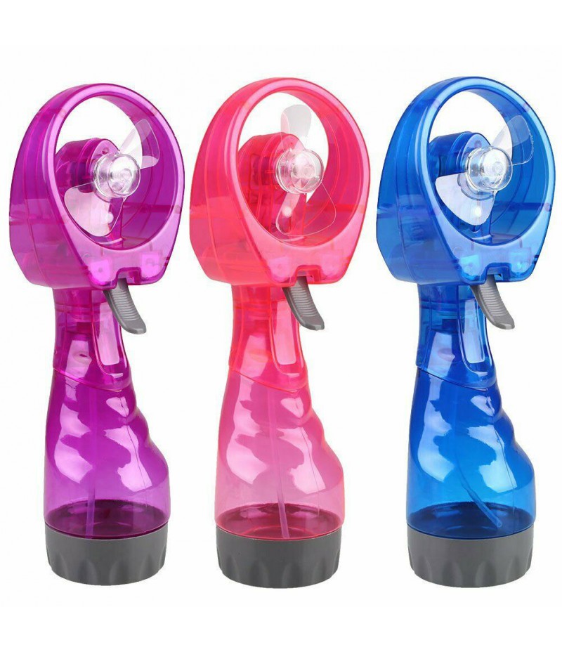NEW Electric Handheld Misting Fan Portable Water Spray Fan Cooling