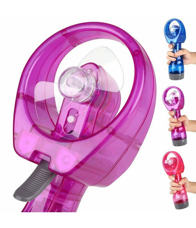 NEW Electric Handheld Misting Fan Portable Water Spray Fan Cooling