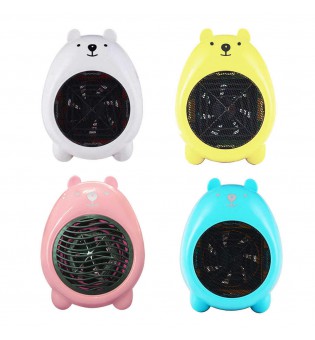 Electric Mini Fan Space Heater Portable 220v 400w Winter Warm Home Desk