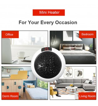 Portable Handy 900w Electric Heater Heating Fan Heater for Room Bedroom Office