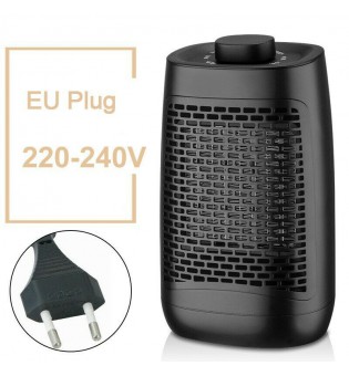Electric Air Heater 1200W Household Bathroom Mini Space Heater Knob Control