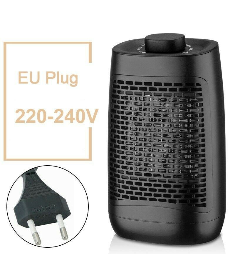 Electric Air Heater 1200W Household Bathroom Mini Space Heater Knob Control