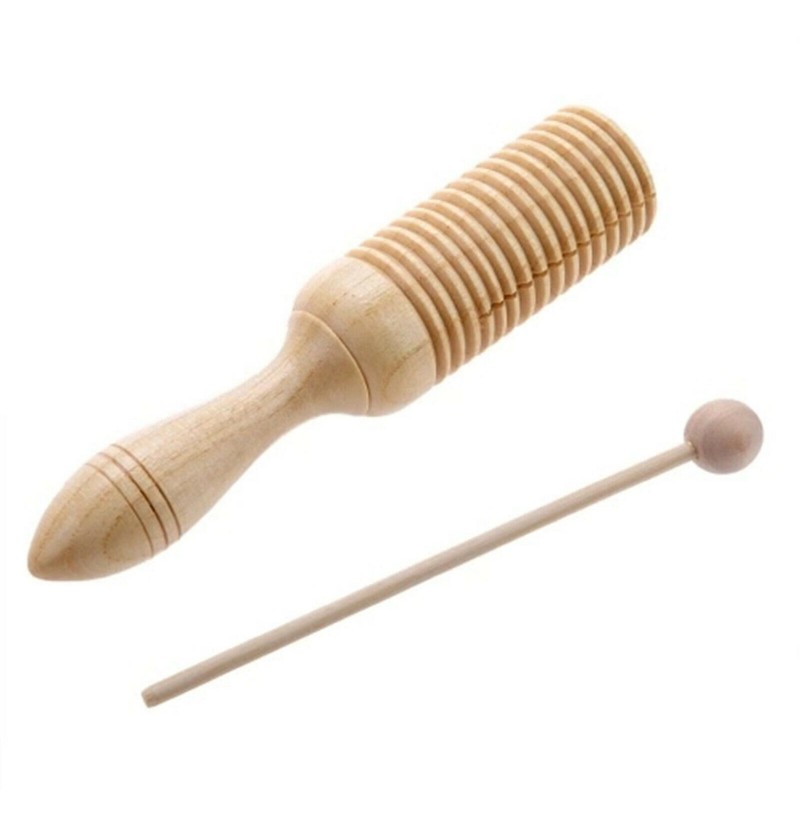 Children's Musical Toy Percussion Instrument Wooden Threaded Monophonic Drum Children's Musical Toy Percussion Instrument Wooden Threaded Monophonic Drum
