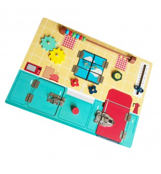 Toddlers Busy Board Montessori Educational Early Learning Tool Toys for Kids