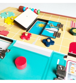 Toddlers Busy Board Montessori Educational Early Learning Tool Toys for Kids