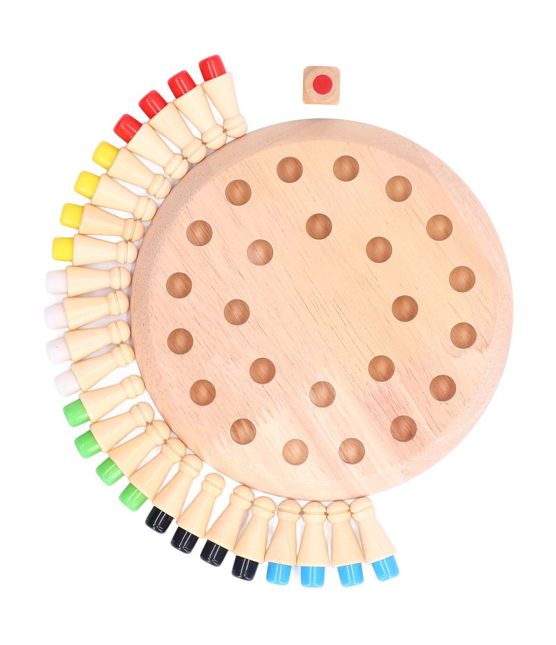 Wooden Memory Matchstick Chess Game Toys Children Cognitive Early Learn Toys HOT