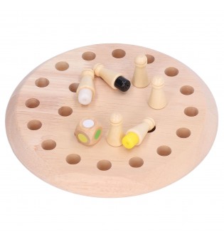 Wooden Memory Matchstick Chess Game Toys Children Cognitive Early Learn Toys HOT