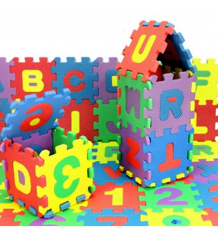36Pcs Child Baby Number Alphabet Puzzle Foam Maths Educational Toy Gift 