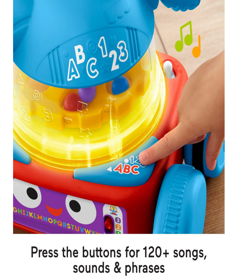 Fisher Price Ultimate Learning Bot Infant Activity Toy Kids Sound Song Phrases