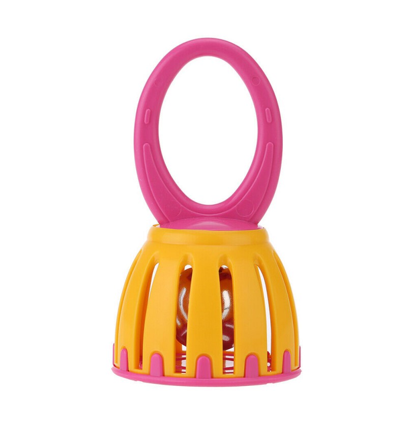 5" Handled Cage Bell Children Rattle Infant Baby Educational Funny Toy 5" Handled Cage Bell Children Rattle Infant Baby Educational Funny Toy