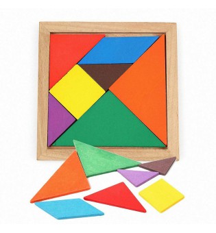 Jigsaw Tangram Brain Puzzle Educational Kids Toys Baby Early Learning Children