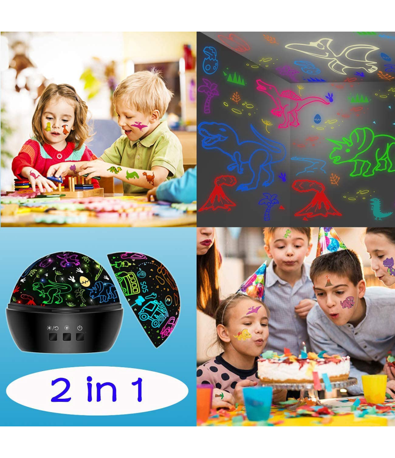 Dino Projection Kids Toys for 3-8 Years
