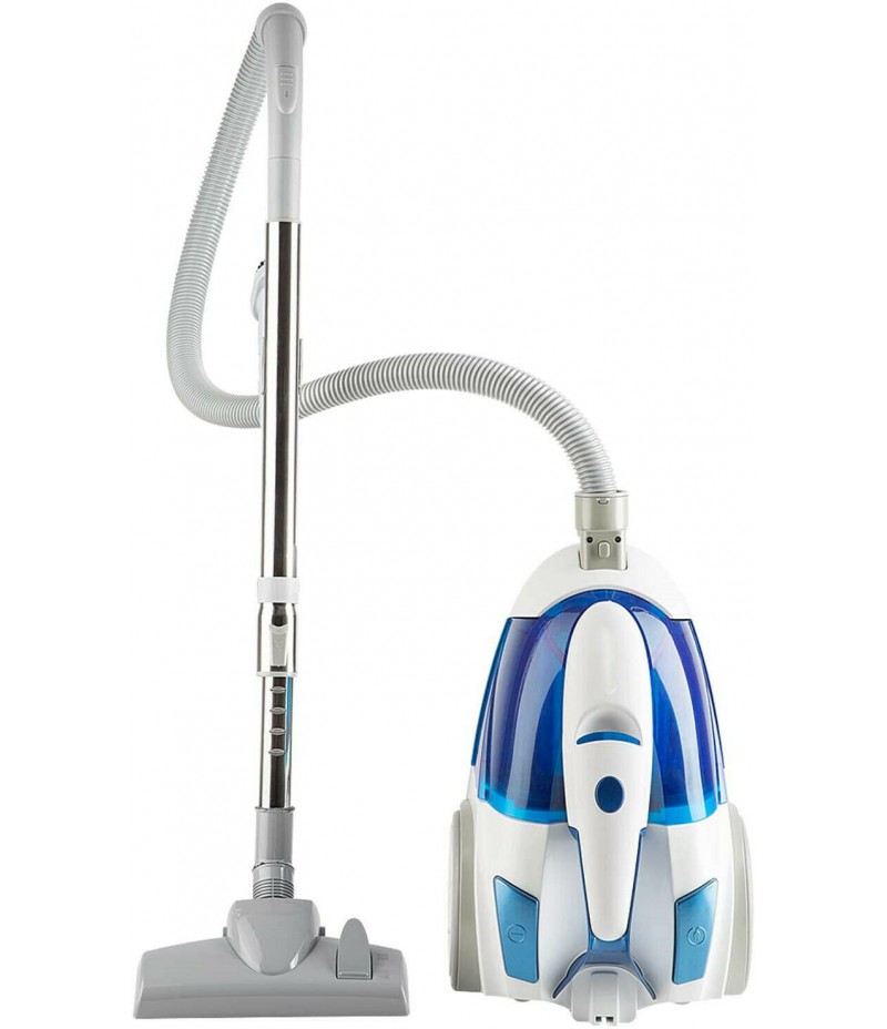 Bagless Canister Vacuum Portable Cyclonic Vacuum Cleaner with Washable Filter